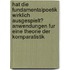 Hat Die Fundamentalpoetik Wirklich Ausgespielt? Anwendungen Fur Eine Theorie Der Komparatistik