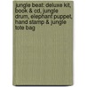 Jungle Beat: Deluxe Kit, Book & Cd, Jungle Drum, Elephant Puppet, Hand Stamp & Jungle Tote Bag door Lynn Kleiner