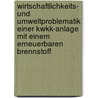 Wirtschaftlichkeits- Und Umweltproblematik Einer Kwkk-Anlage Mit Einem Erneuerbaren Brennstoff door Anika Erdmann