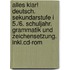 Alles Klar! Deutsch. Sekundarstufe I 5./6. Schuljahr. Grammatik Und Zeichensetzung. Inkl.cd-rom