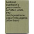 Berthold Auerbach's Gesammelte Schriften, Erste, Beu Durchgesehene Gesammtausgabe, Dritter Band