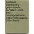 Berthold Auerbach's Gesammelte Schriften, Erste, Beu Durchgesehene Gesammtausgabe, Dritter Band