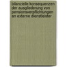 Bilanzielle Konsequenzen Der Ausgliederung Von Pensionsverpflichtungen An Externe Dienstleister door Lut Balci