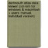 Dartmouth Atlas Data Viewer (cd-rom For Windows & Macintosh + Users Manual, Individual Version)