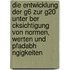 Die Entwicklung Der G6 Zur G20 Unter Ber Cksichtigung Von Normen, Werten Und Pfadabh Ngigkeiten