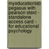 Myeducationlab Pegasus With Pearson Etext - Standalone Access Card - For Educational Psychology