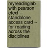 Myreadinglab With Pearson Etext -- Standalone Access Card -- For Reading Across The Disciplines door Kathleen T. McWhorter