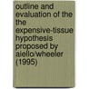 Outline And Evaluation Of The The Expensive-Tissue Hypothesis Proposed By Aiello/Wheeler (1995) door Holger Skorupa