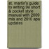 St. Martin's Guide To Writing 9E Short & Pocket Style Manual With 2009 Mla And 2010 Apa Updates