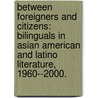 Between Foreigners And Citizens: Bilinguals In Asian American And Latino Literature, 1960--2000. door Jeehyun Lim