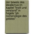 Der Beweis Des Idealismus Im Kapitel "Kraft Und Verstand" In Hegels "Ph Nomenologie Des Geistes"
