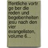Ffentliche Vortr Ge Ber Die Reden Und Begebenheiten Jesu Nach Den Vier Evangelisten, Volume 6...