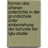 Formen Des Offenen Unterrichts In Der Grundschule Unter Einbeziehung Der Befunde Der Iglu-Studie