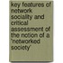 Key Features Of Network Sociality And Critical Assessment Of The Notion Of A 'Networked Society'