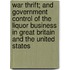 War Thrift; And Government Control Of The Liquor Business In Great Britain And The United States