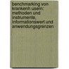 Benchmarking Von Krankenh Usern: Methoden Und Instrumente, Informationswert Und Anwendungsgrenzen by Stefan Franke