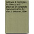 Outlines & Highlights For Theory And Practice Of Corporate Communication By Alan T. Belasen, Isbn
