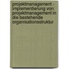 Projektmanagement - Implementierung Von Projektmanagement In Die Bestehende Organisationsstruktur door Hendrik Dieckmann