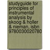 Studyguide For Principles Of Instrumental Analysis By Skoog & Holler & Nieman, Isbn 9780030020780 door Skoog
