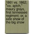 1861 Vs. 1862; "Co. Aytch," Maury Grays, First Tennessee Regiment; Or, A Side Show Of The Big Show