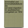 Kriminalitat Und Kriminalitatsdiskurs: Die Ost-West-Migration Im Westfalischen Ruhrgebiet Vor 1914 door Bastian Pütter