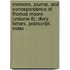 Memoirs, Journal, And Correspondence Of Thomas Moore (Volume 8); Diary. Letters. Postscript. Index