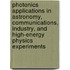 Photonics Applications In Astronomy, Communications, Industry, And High-Energy Physics Experiments