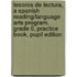Tesoros De Lectura, a Spanish Reading/Language Arts Program, Grade 6, Practice Book, Pupil Edition