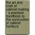 The Art And Craft Of Cabinet-Making - A Practical Handbook To The Constuction Of Cabinet Furniture