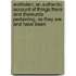 Wolfsden; An Authentic Account Of Things There And Thereunto Pertaining, As They Are And Have Been