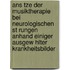 Ans Tze Der Musiktherapie Bei Neurologischen St Rungen Anhand Einiger Ausgew Hlter Krankheitsbilder