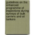 Guidelines On The Enhanced Programme Of Inspections During Surveys Of Bulk Carriers And Oil Tankers