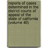 Reports Of Cases Determined In The District Courts Of Appeal Of The State Of California (Volume 40)