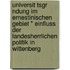 Universit Tsgr Ndung Im Ernestinischen Gebiet " Einfluss Der Landesherrlichen Politik In Wittenberg