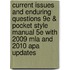 Current Issues And Enduring Questions 9E & Pocket Style Manual 5E With 2009 Mla And 2010 Apa Updates