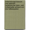 Entwicklungschancen Und Optionen Ostdeutscher Klein- Und Mittelstadte Anhand Von Drei Fallbeispielen door Alexander Walter