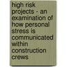 High Risk Projects - An Examination Of How Personal Stress Is Communicated Within Construction Crews door Daniel Sciboz