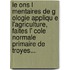 Le Ons L Mentaires De G Ologie Appliqu E L'Agriculture, Faites L' Cole Normale Primaire De Troyes...