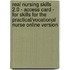 Real Nursing Skills 2.0 - Access Card - For Skills For The Practical/Vocational Nurse Online Version