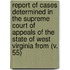 Report Of Cases Determined In The Supreme Court Of Appeals Of The State Of West Virginia From (V. 55)