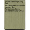 Grundsatze Der Prufung Des Sachanlagevermogens Im Rahmen Des Handelsrechtlichen Jahresabschlussprufung by Anton Brem
