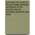 Sermons For Some Of The Principal Festivals And Fasts Of The Church And On Christian Doctrine And Duty
