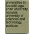 Universities In Karachi: Aga Khan University, National University Of Sciences And Technology, Pakistan
