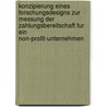 Konzipierung Eines Forschungsdesigns Zur Messung Der Zahlungsbereitschaft Fur Ein Non-Profit-Unternehmen door Hendrik Blanke