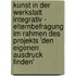 Kunst In Der Werkstatt Integrativ - Elternbefragung Im Rahmen Des Projekts 'Den Eigenen Ausdruck Finden'