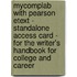 Mycomplab With Pearson Etext - Standalone Access Card - For The Writer's Handbook For College And Career