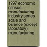 1997 Economic Census. Manufacturing. Industry Series. Scale And Balance (Except Laboratory) Manufacturing door United States Bureau of the Census