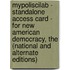 Mypoliscilab - Standalone Access Card - For New American Democracy, The (National And Alternate Editions)