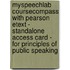 Myspeechlab Coursecompass With Pearson Etext - Standalone Access Card - For Principles Of Public Speaking