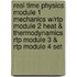 Real Time Physics Module 1 Mechanics W/Rtp Module 2 Heat & Thermodynamics Rtp Module 3 & Rtp Module 4 Set